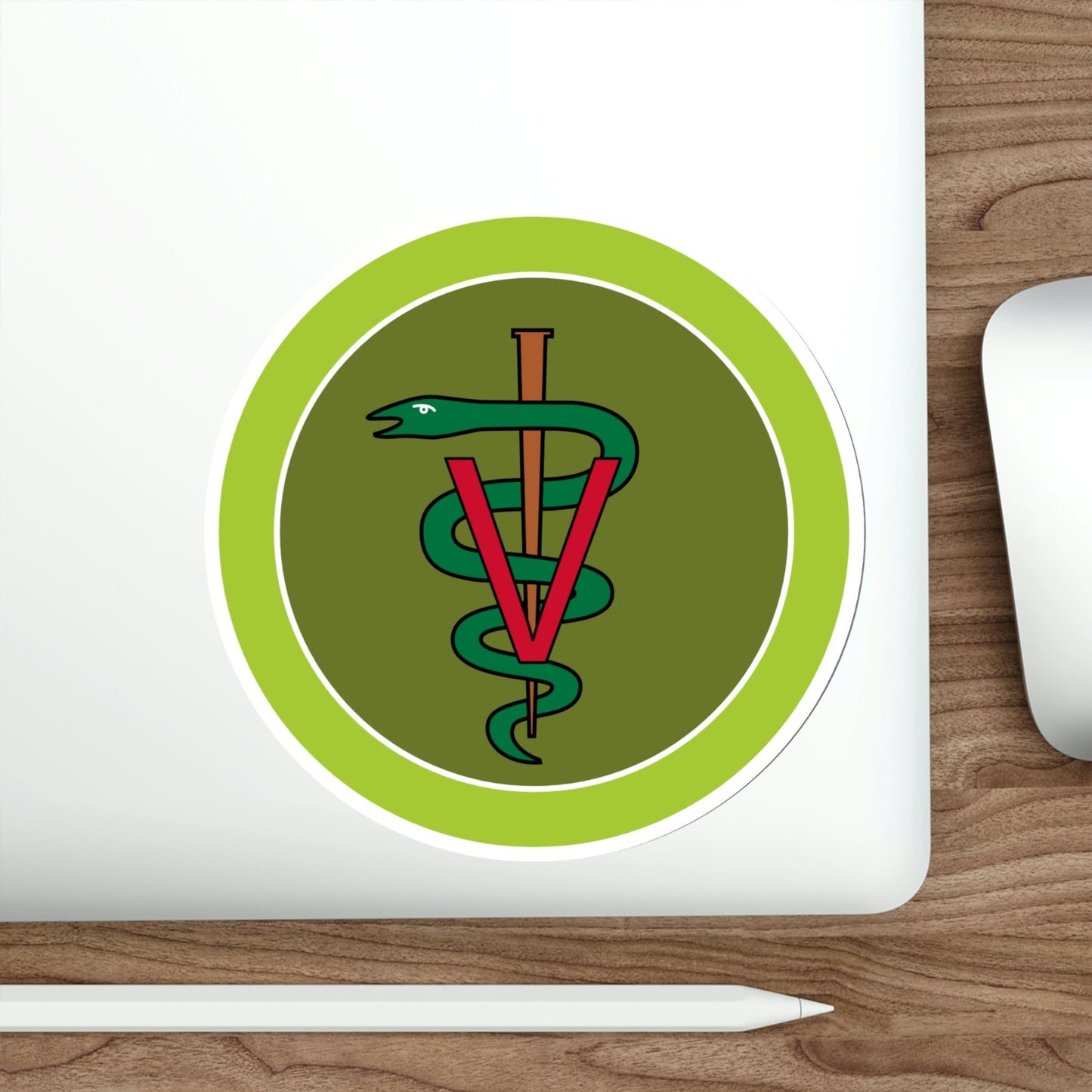 Veterinary Medicine (Boy Scouts Merit Badge) STICKER Vinyl Die-Cut Decal-The Sticker Space