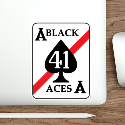 VFA 41 Black Aces (U.S. Navy) STICKER Vinyl Die-Cut Decal-The Sticker Space