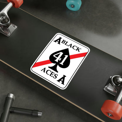 VFA 41 Black Aces (U.S. Navy) STICKER Vinyl Die-Cut Decal-The Sticker Space