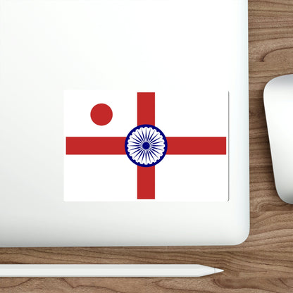 Vice Admiral of the Indian Navy Flag (India) STICKER Vinyl Die-Cut Decal-The Sticker Space