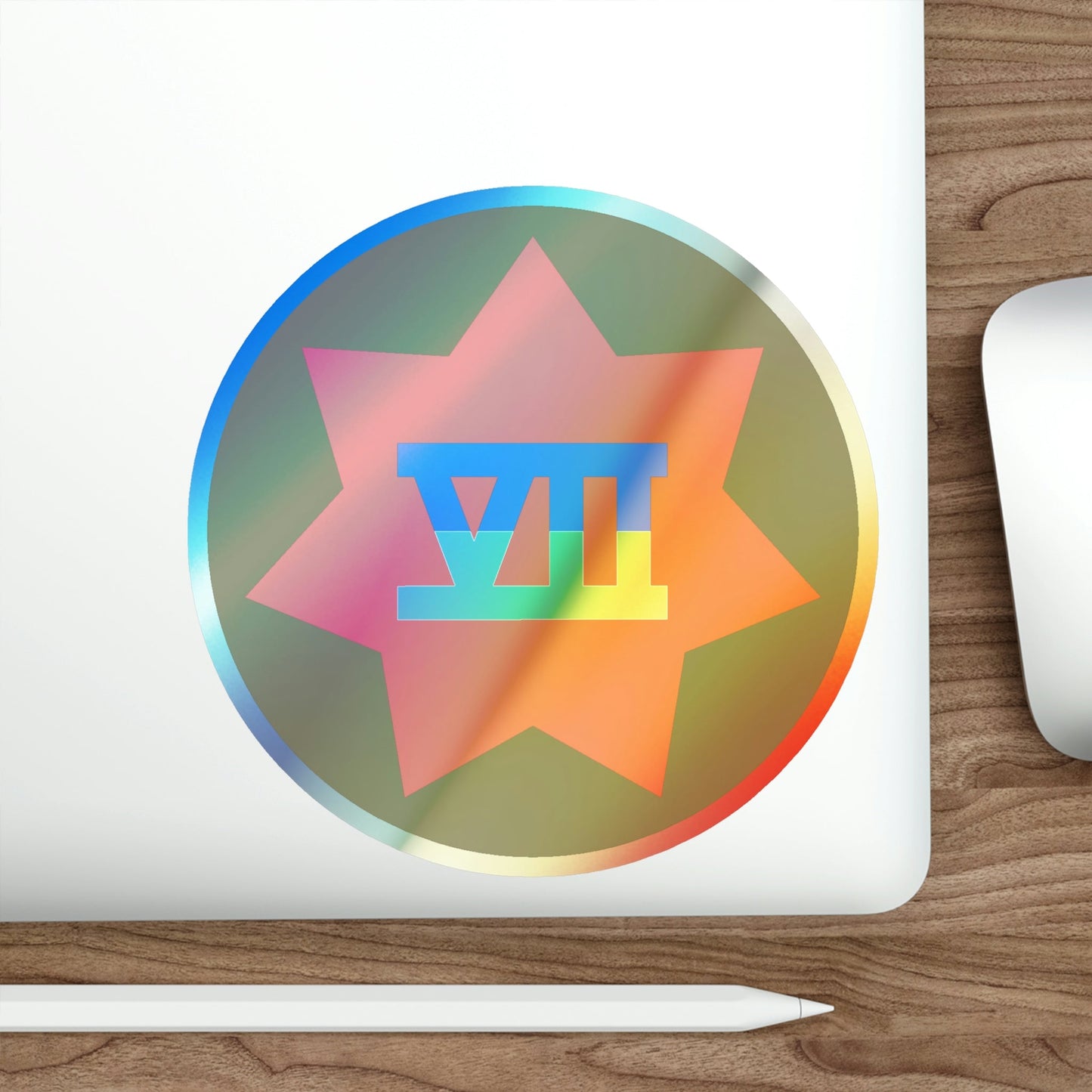 VII Corps (U.S. Army) Holographic STICKER Die-Cut Vinyl Decal-The Sticker Space