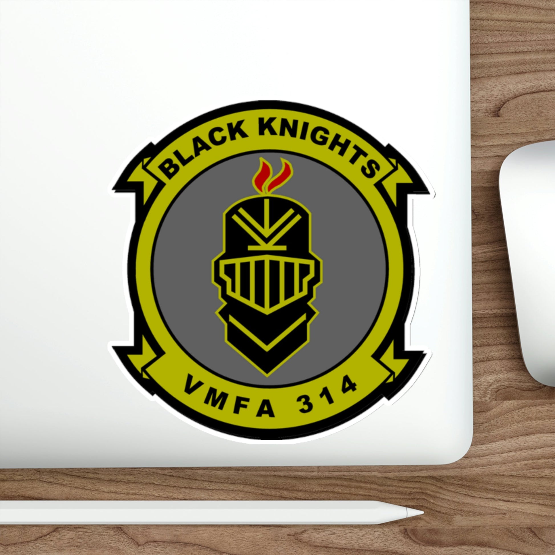 VMFA 314 Marine Fighter Attack Squadron 314 Black Knights (USMC) STICKER Vinyl Die-Cut Decal-The Sticker Space