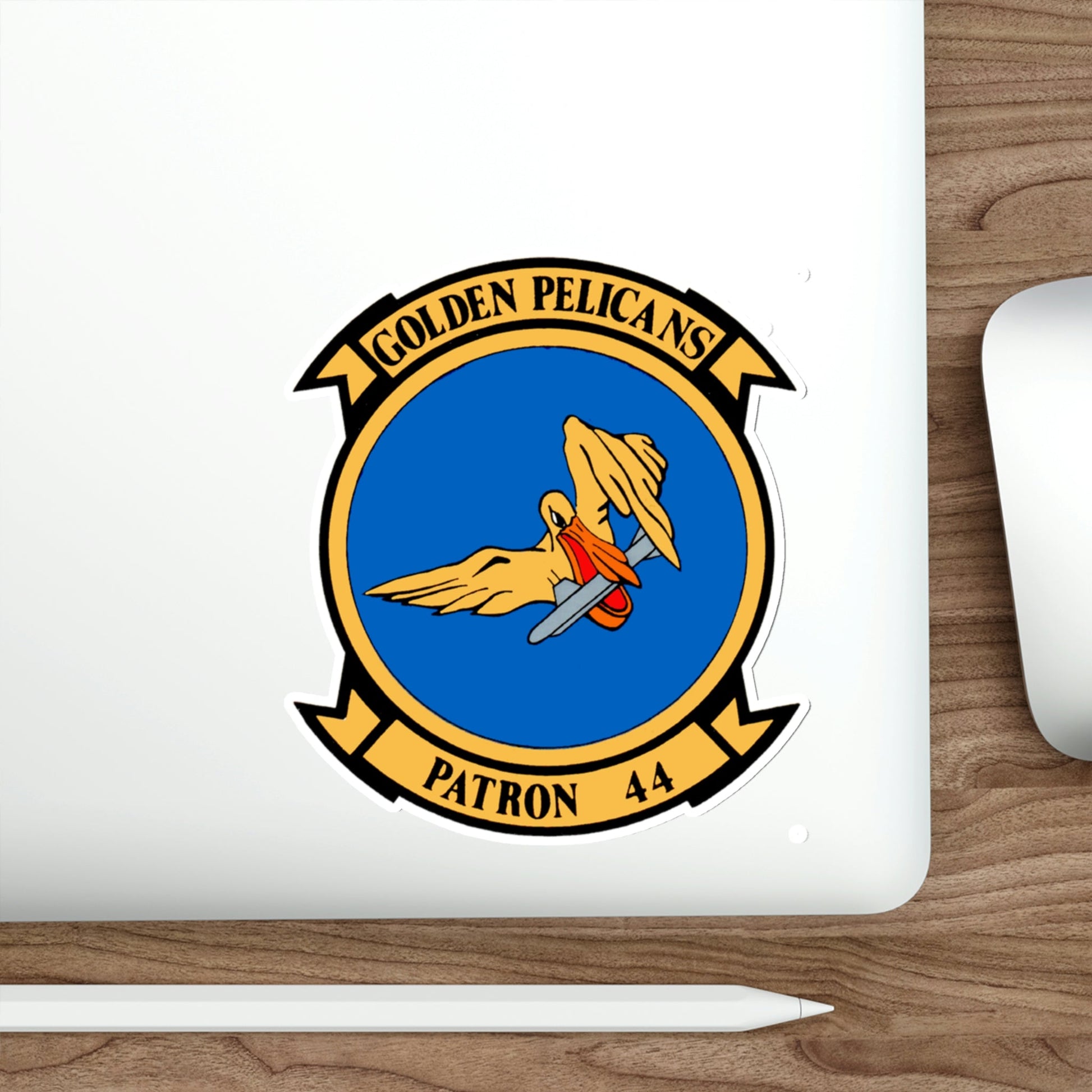 VP 44 Golden Pelicans (U.S. Navy) STICKER Vinyl Die-Cut Decal-The Sticker Space