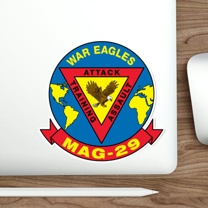 War Eagle MAG 29 (USMC) STICKER Vinyl Die-Cut Decal-The Sticker Space