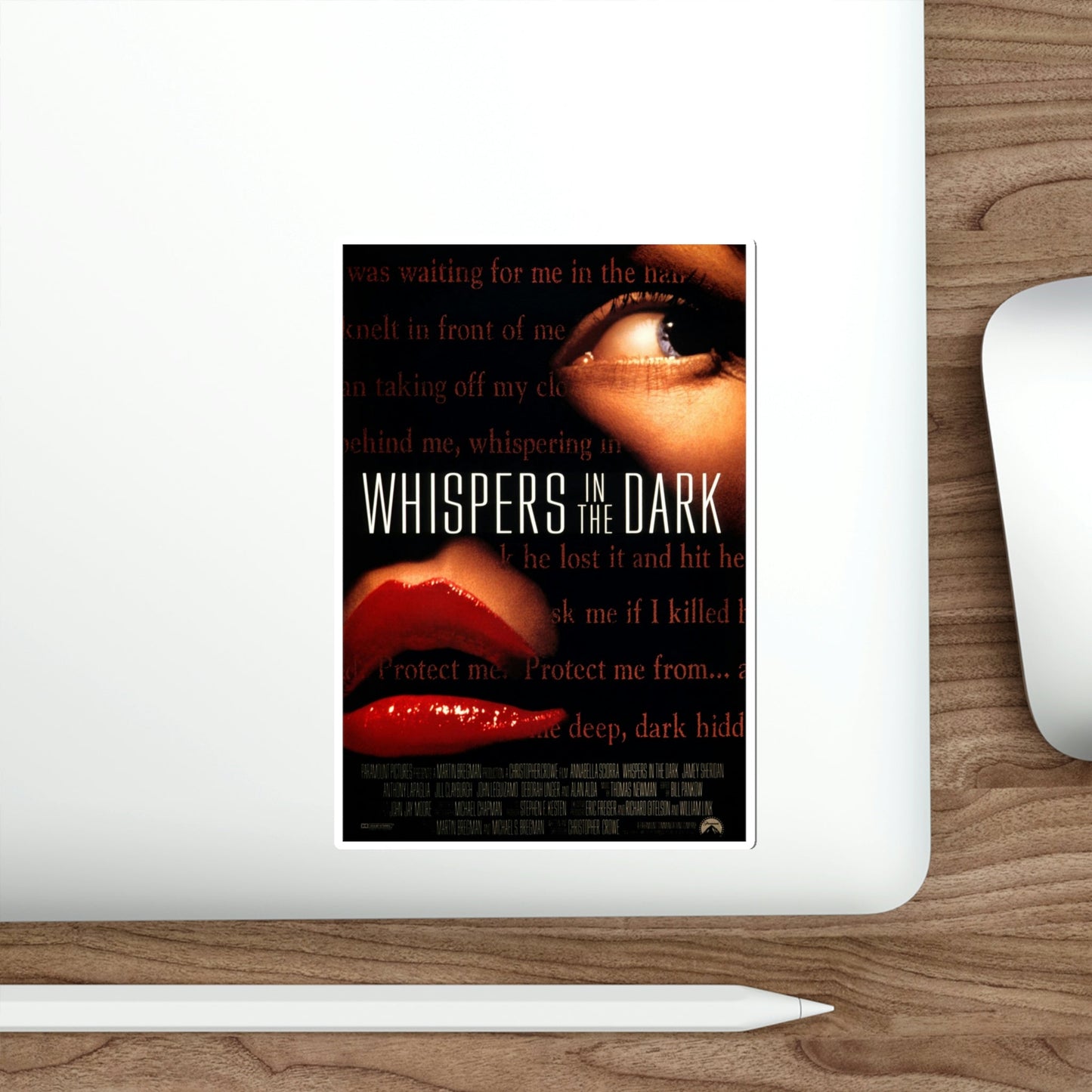 Whispers in the Dark 1992 Movie Poster STICKER Vinyl Die-Cut Decal-The Sticker Space