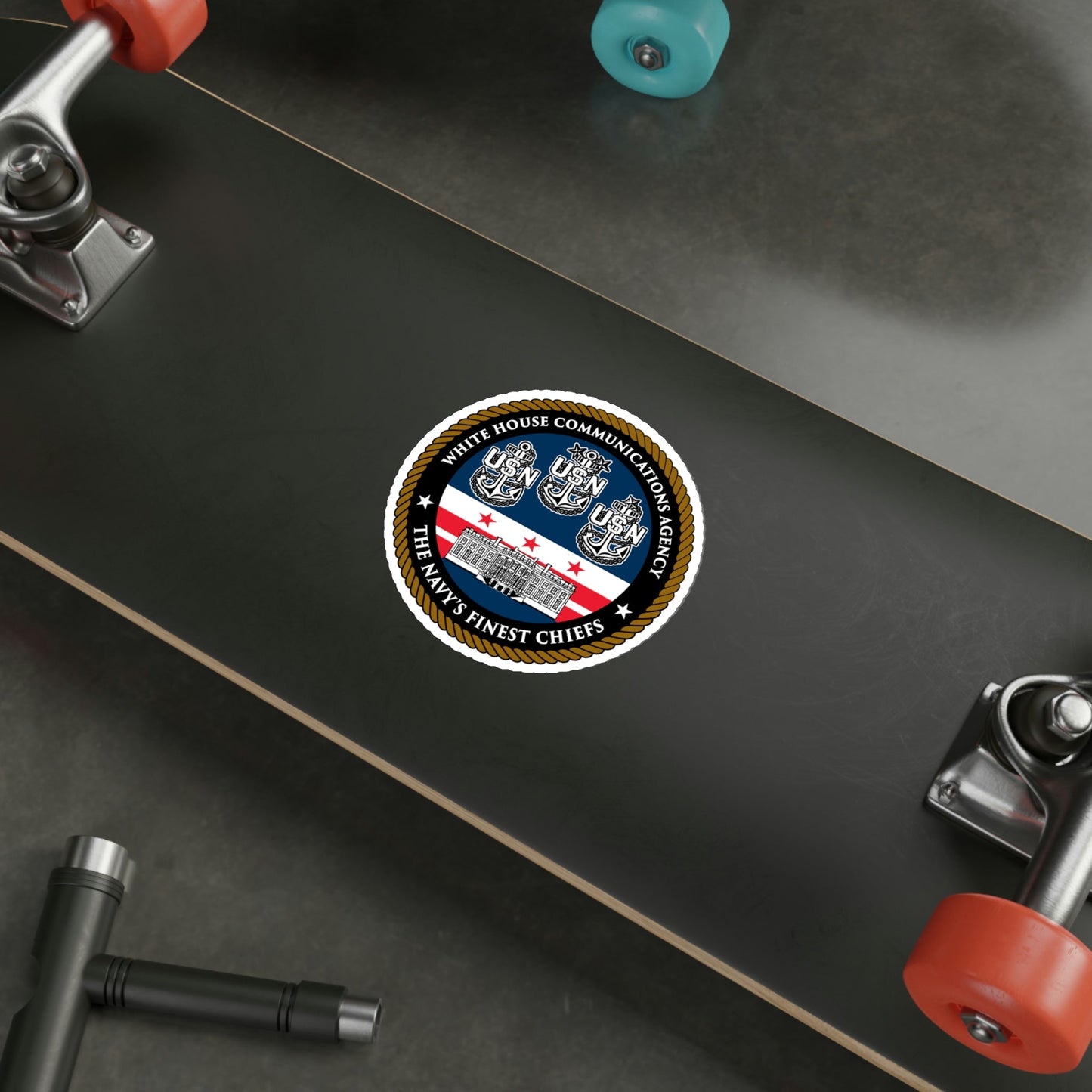White House Communications (U.S. Navy) STICKER Vinyl Die-Cut Decal-The Sticker Space