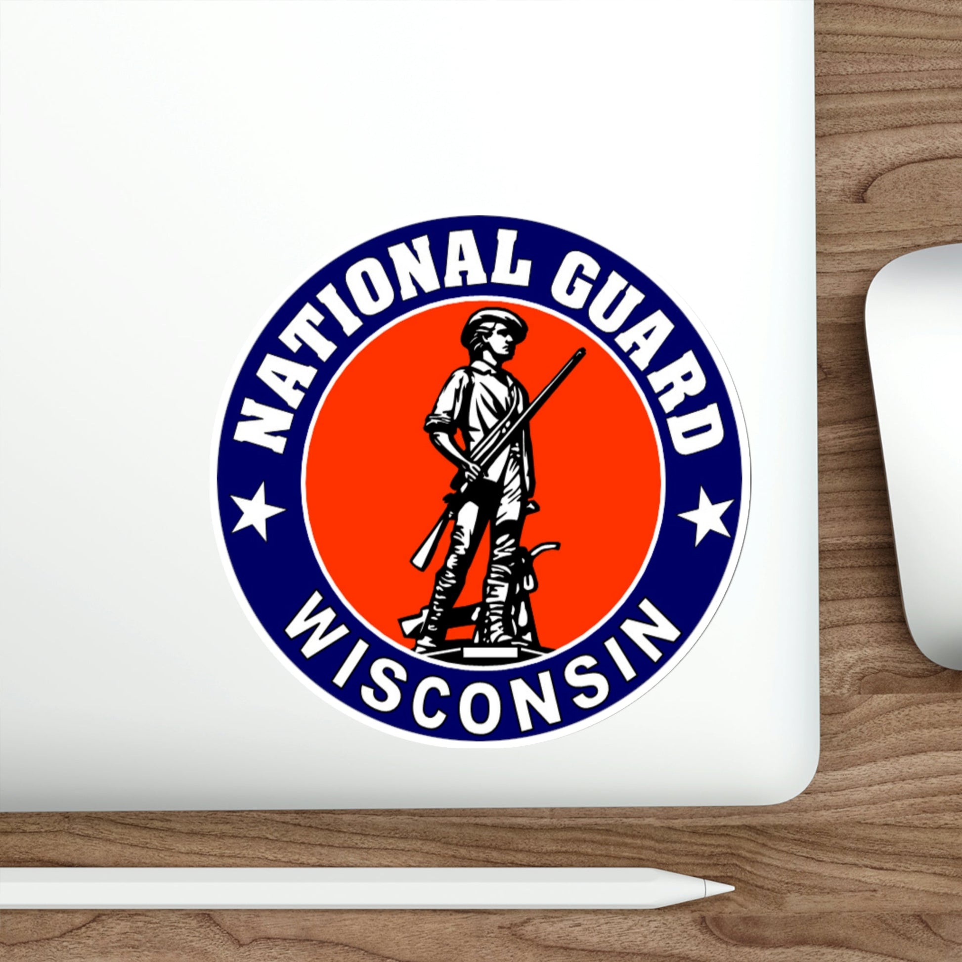 Wisconsin National Guard STICKER Vinyl Die-Cut Decal-The Sticker Space