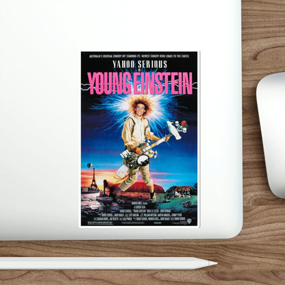 Young Einstein 1989 Movie Poster STICKER Vinyl Die-Cut Decal-The Sticker Space